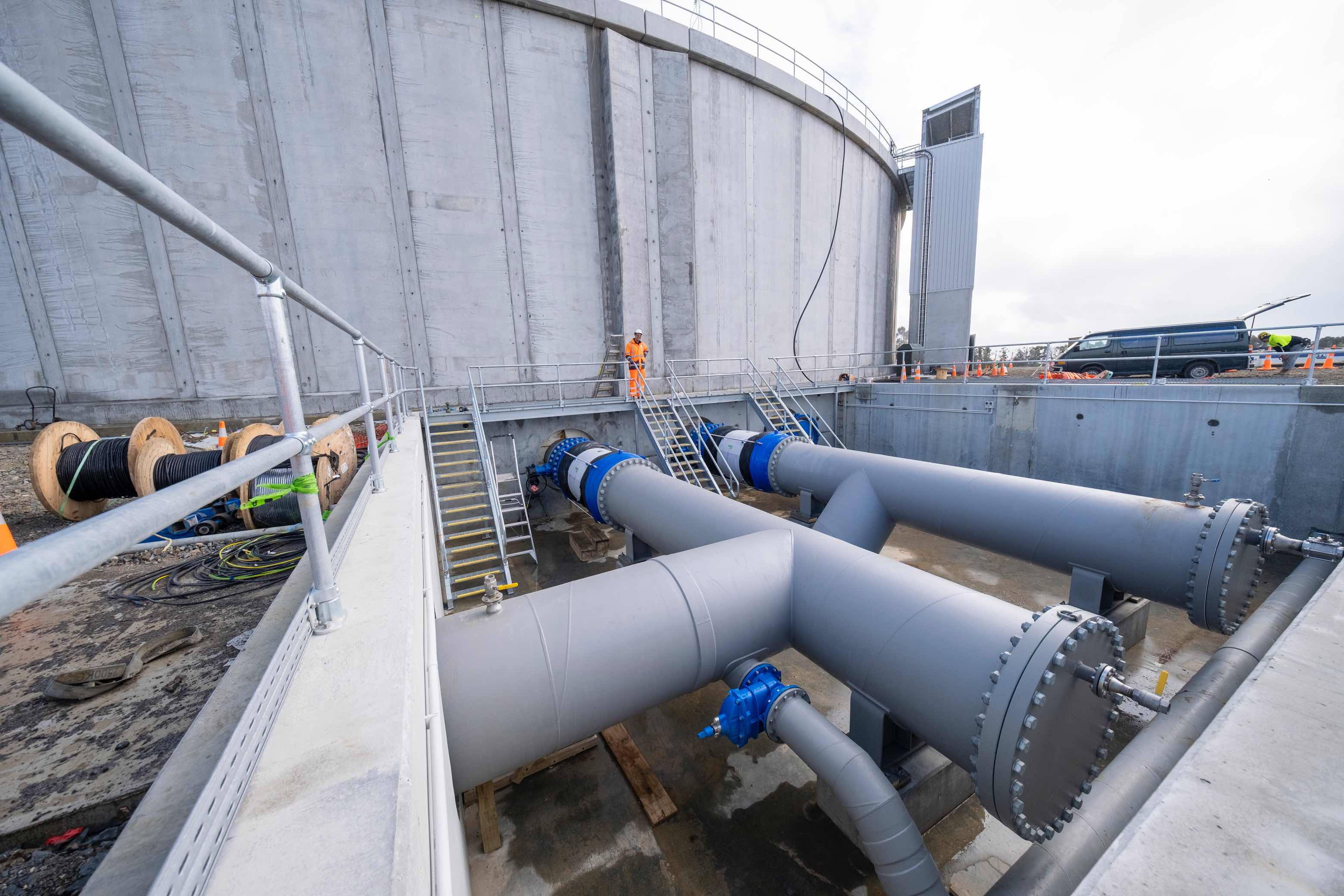 Pukekohe reservoir starts pumping Waikato water north BusinessDesk