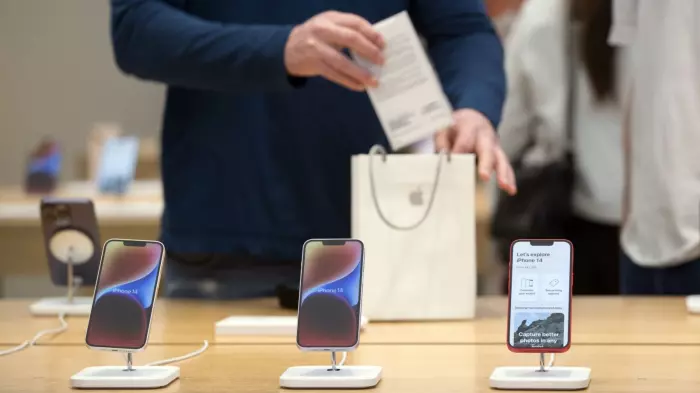 Apple faces longest sales drop in decades as iPhone slumps