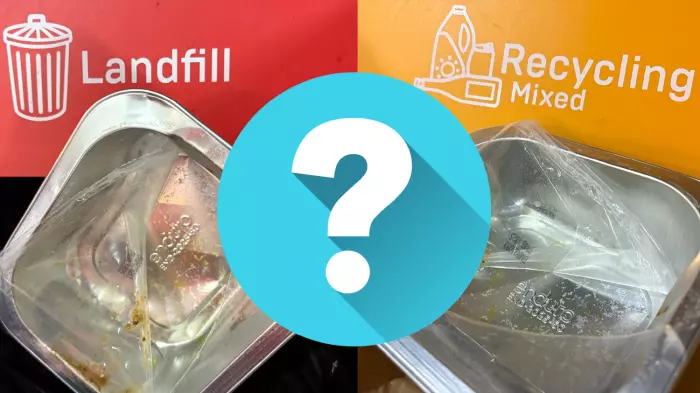 School lunches: Recycling claims rubbished