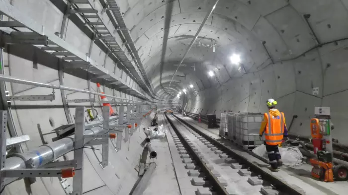 First test train for City Rail Link