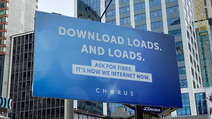 65% of Chorus connections are fibre