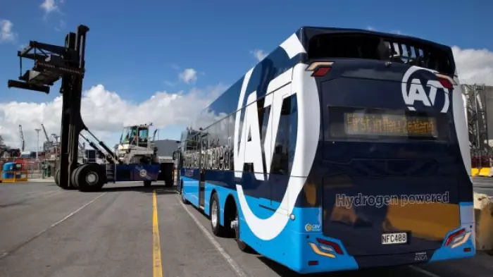 NZ's first hydrogen bus goes into service in Auckland