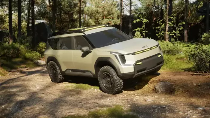 Kia unleashes rugged outdoor concepts, led by the EV9 Advntr