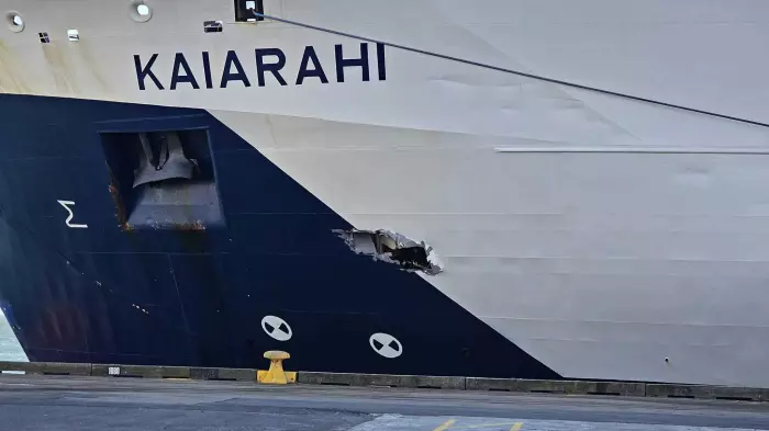 Interislander launches internal investigation after Kaiarahi ferry hits wharf