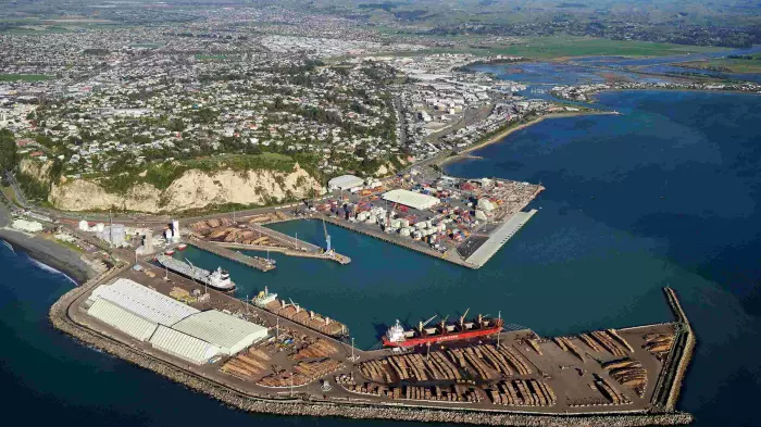 Napier Port's cargo volumes tick up in year to Sept 30