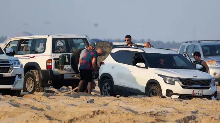 Sea, sand and stranded vehicles: on patrol with desert rescuers