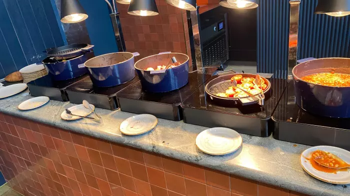 Get in line, the hotel breakfast buffet is back