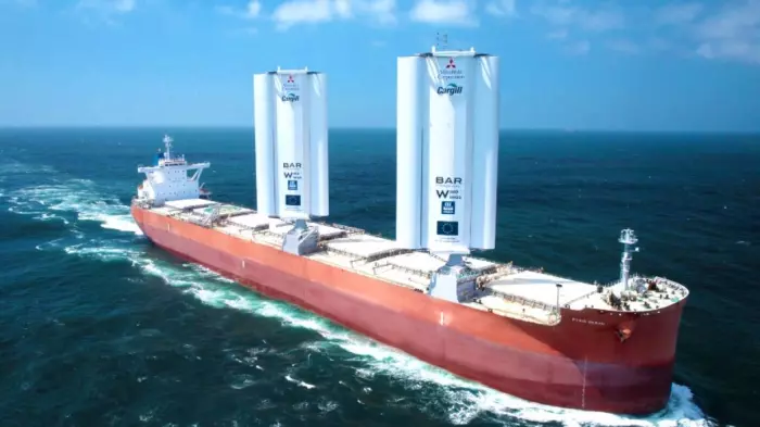 Old-school wind power is back for cargo shipping