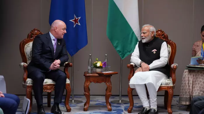 Luxon and Modi finally get to meet