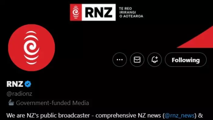 Radio NZ in Twitter row over ‘government funded’ label