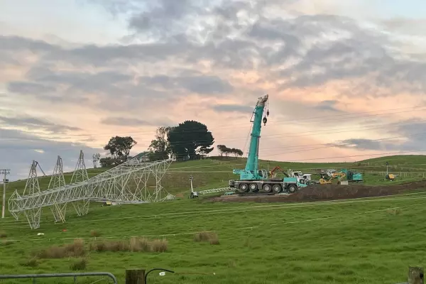 Veil of silence over Transpower pylon collapse