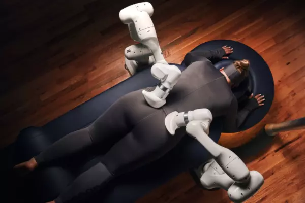 Thumbs-up for human masseur over robot