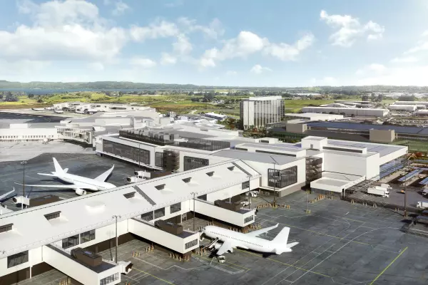 Auckland airport releases domestic terminal details, hits back at airline claims