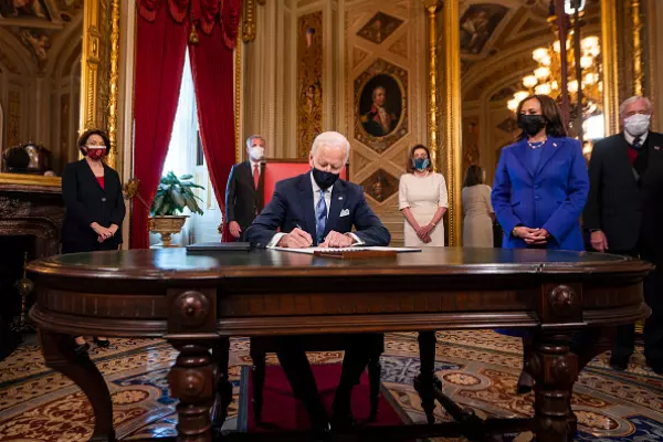 Markets cheered by Biden inauguration