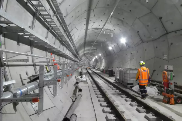 First test train for City Rail Link