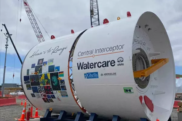 Another water bore: $1.2b Central Interceptor digs in