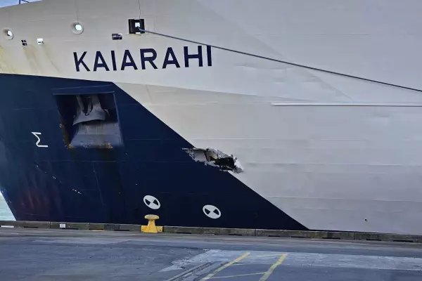 Interislander launches internal investigation after Kaiarahi ferry hits wharf