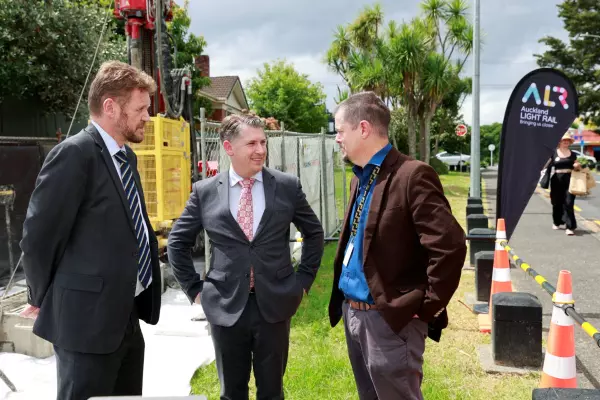 Geotech work begins on Auckland's light rail project