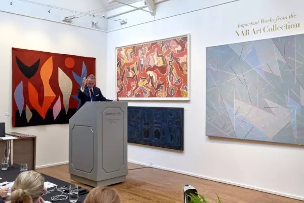 Clearing house – bank’s art treasures go under the hammer