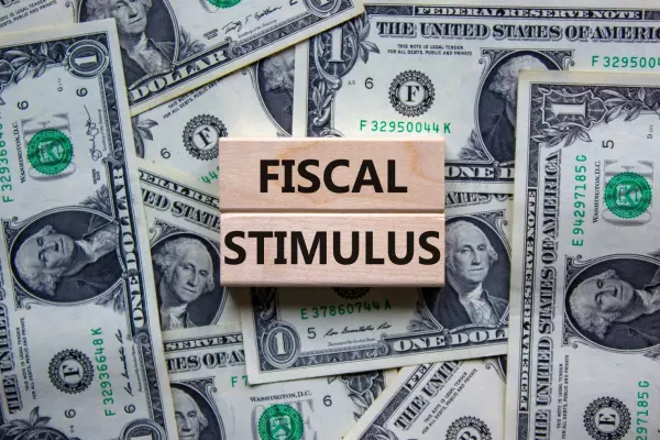 Shares climb on US fiscal stimulus