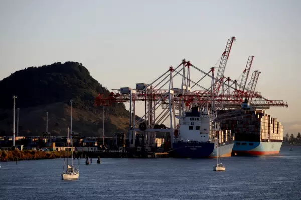 Logistics stocks led NZ shares marginally lower
