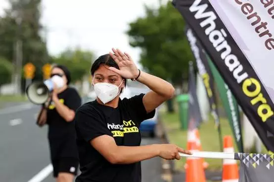 Pākehā also benefited from Māori-oriented vaccination drives like this one in Papakura last November (Image: Getty)