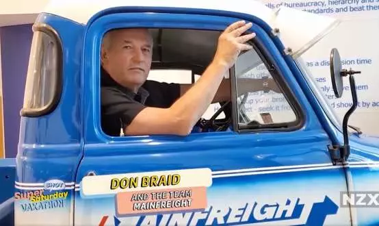 Mainfreight chief executive Don Braid encourages New Zealanders to get vaccine. (Photo: screen capture)
