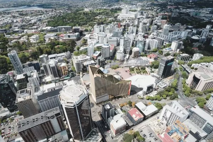 Auckland car park today, $452m development in 2024
