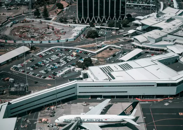 Auckland airport reports strong half-year