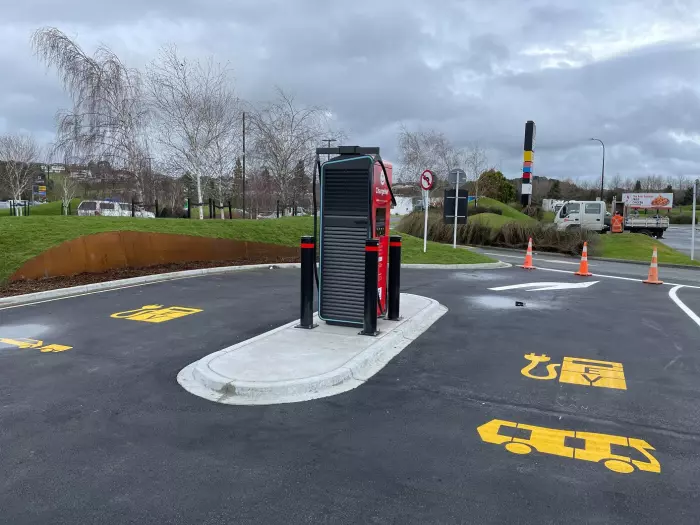 NZ's largest yet EV charging hub opens in Tauranga