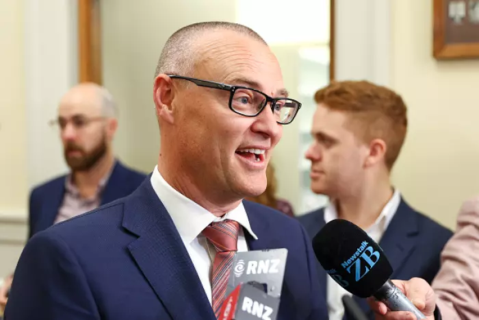 David Clark, tech minister: trying to be positive