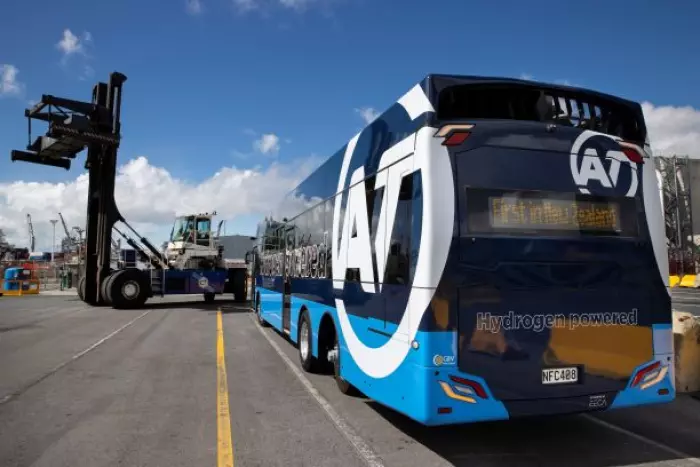 NZ's first hydrogen bus goes into service in Auckland