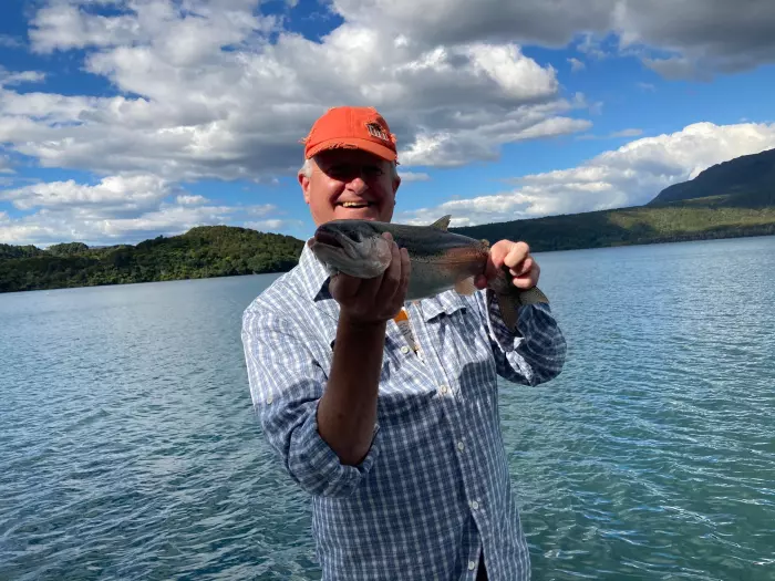 Hunting for bigger fish to fry – a morning on Lake Tarawera