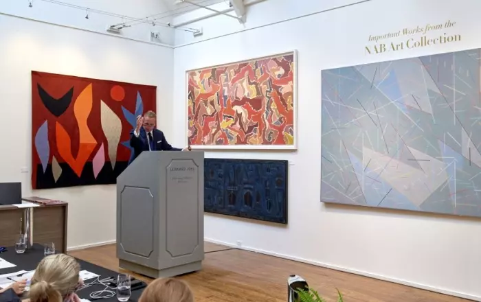 Clearing house – bank’s art treasures go under the hammer
