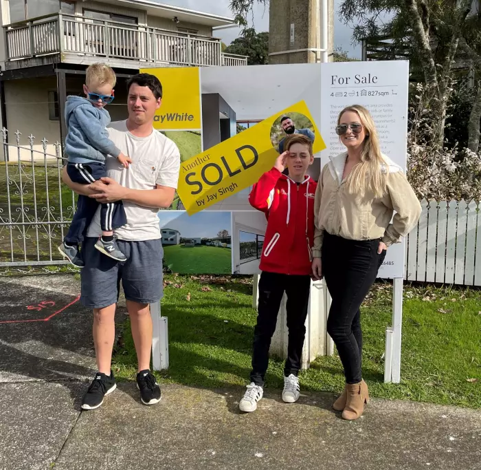 The lucky new homeowners