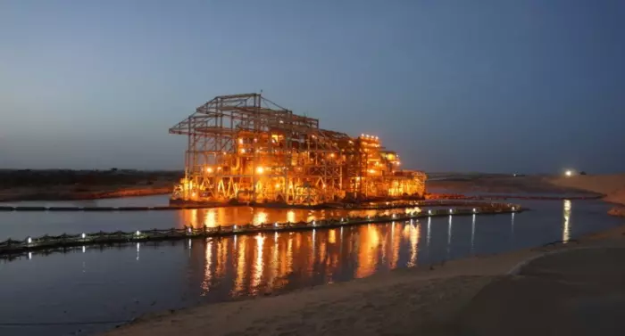 Giant mine machine swallowing up Senegal’s fertile coast