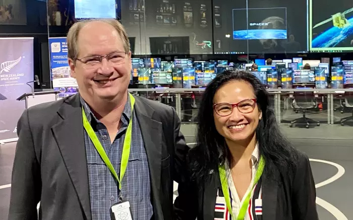 The power couple behind the scenes of NZ's big space firms
