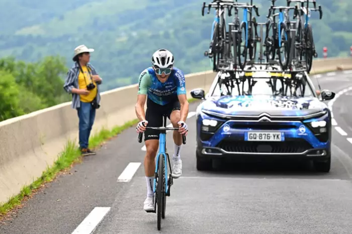 You have to be crazy to ride the Tour de France. You have to be crazier to drive in it