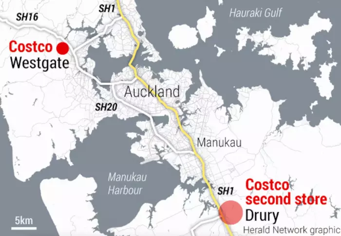 NZ’s second giant Costco Wholesale to be built at Drury