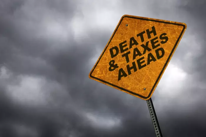 On death, taxes and the government