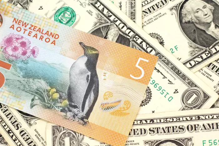 NZ dollar hits three month high