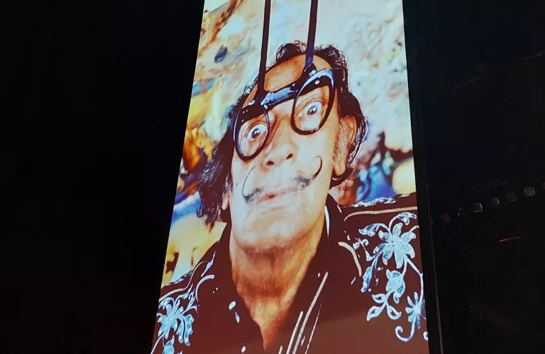 The Auckland leg of the Inside Dali exhibition is on now at Spark Arena. (Image: BusinessDesk)