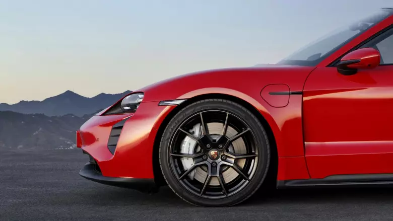 The Porsche Taycan GTS can go from 0 to 100km/h in just 3.7 seconds. (Image: Porsche)