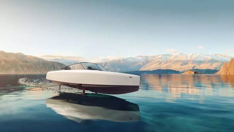 A Candela hydrofoil boat will set you back a cool $620,000. (Photo: supplied).